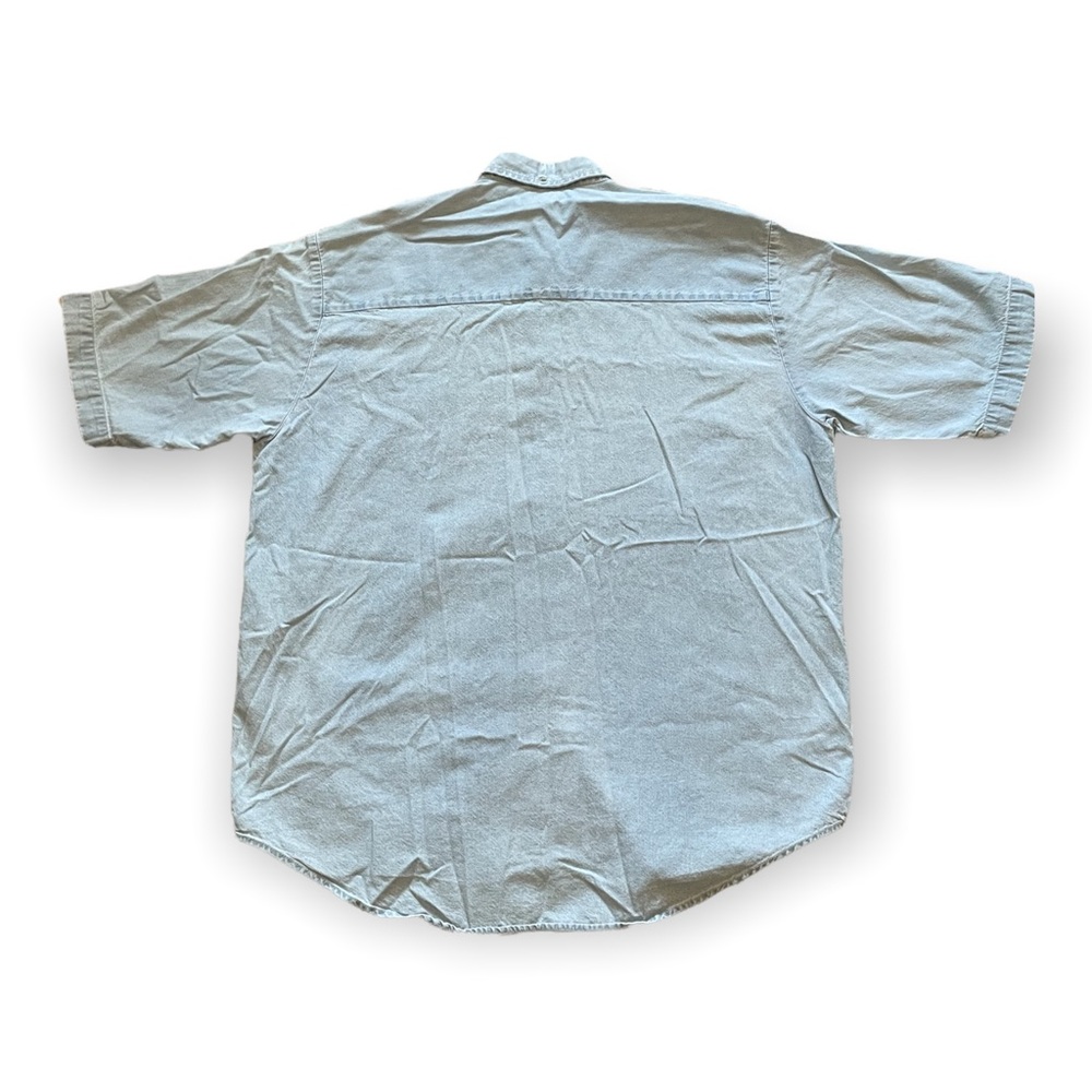 Men's Red Tail America's Flying Tribute To The Tuskegee Airmen Denim Button Down - Picture 3 of 8